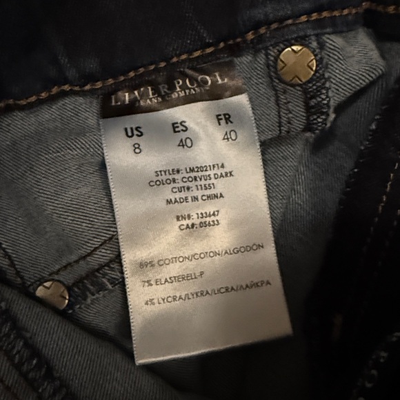 Liverpool Denim Jeggings - Picture 4 of 4